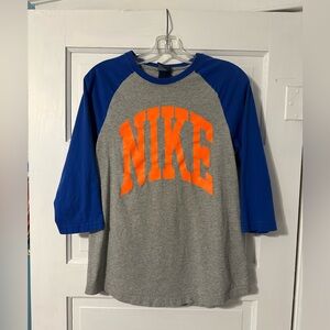 Nike Baseball 3/4 Length Sleeve Tshirt (M)
